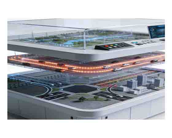 一體化智能網聯地面仿真沙盤